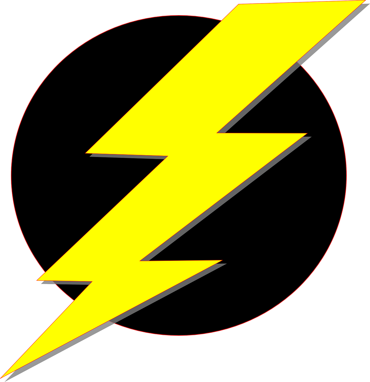 lightning flash electricity free photo