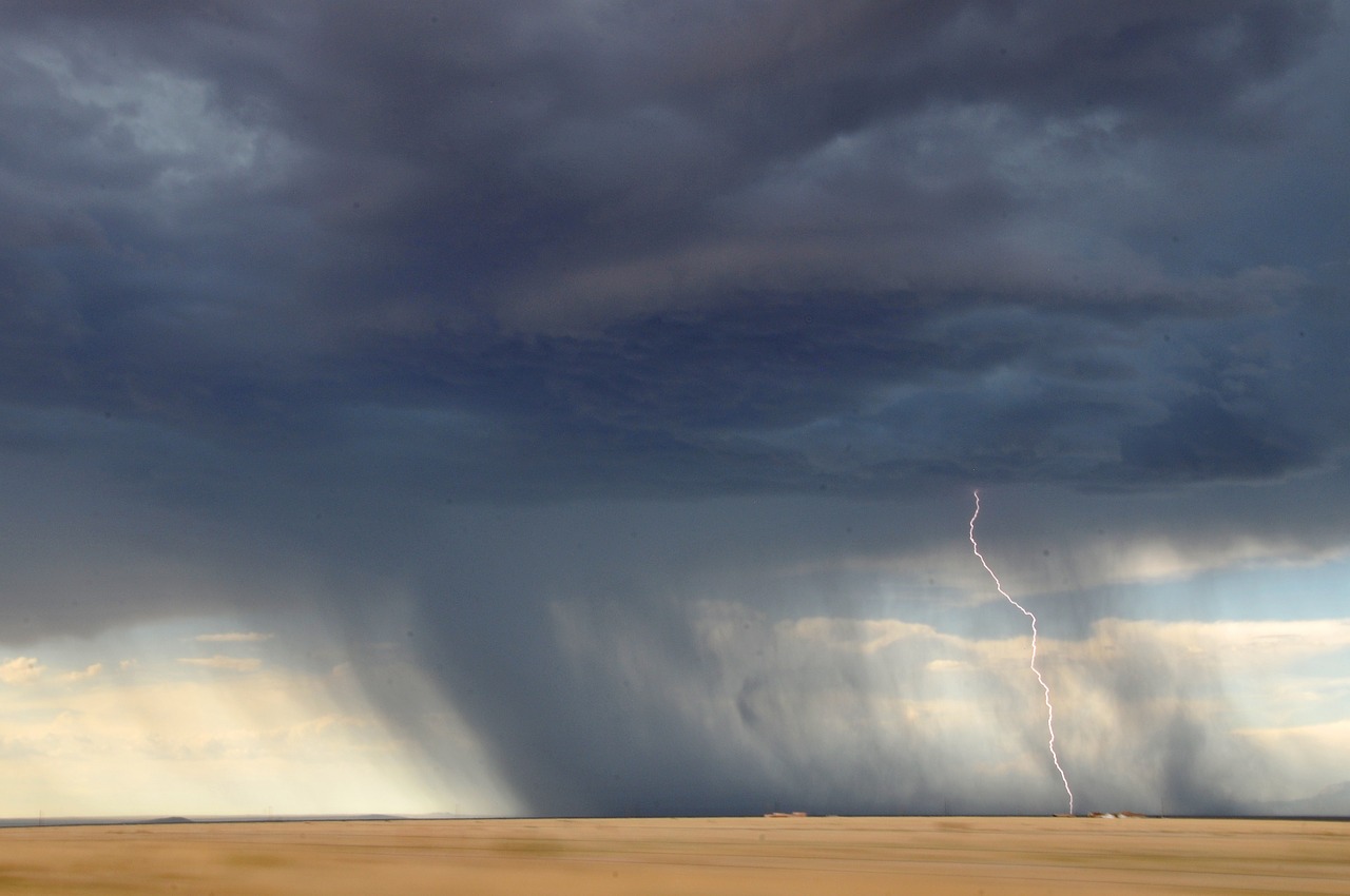 lightning bolt storm free photo