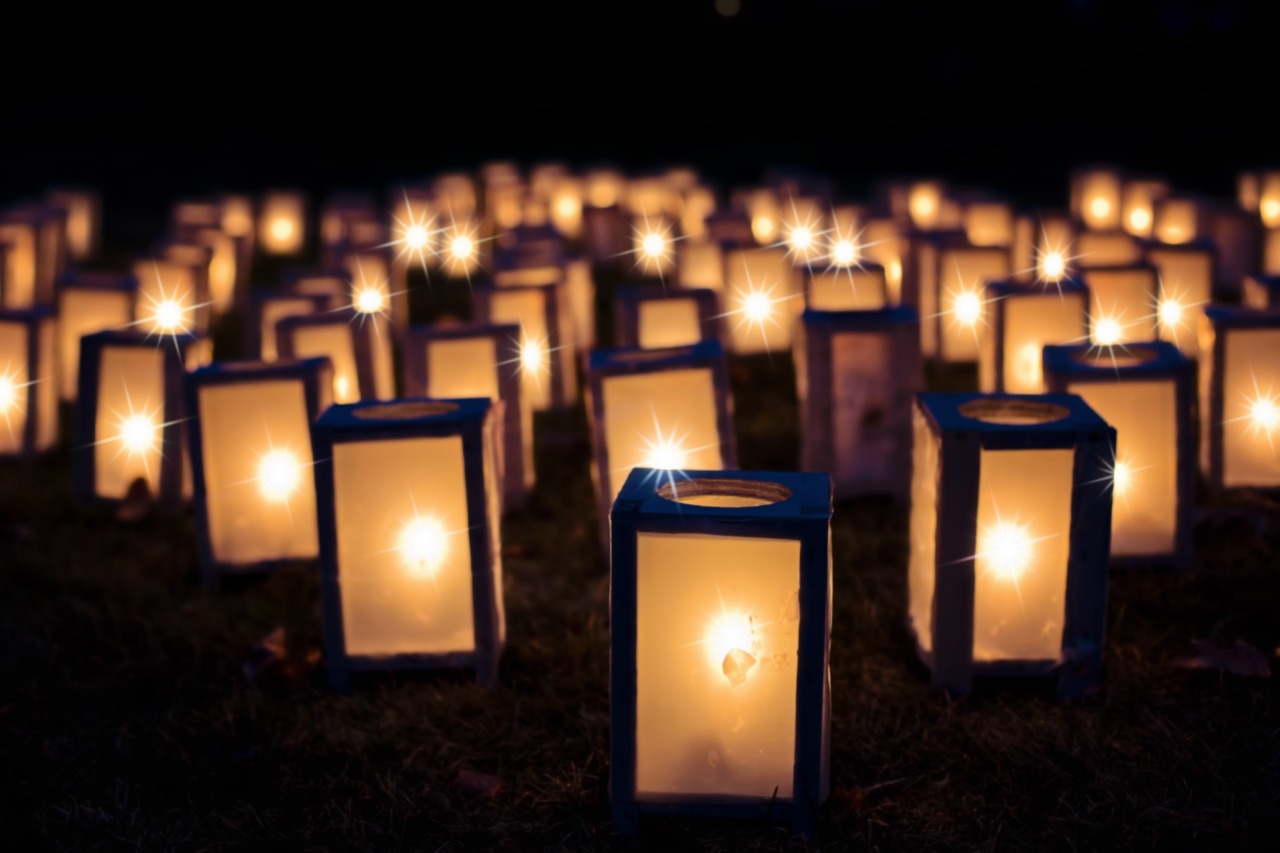 lights christmas luminaries night free photo