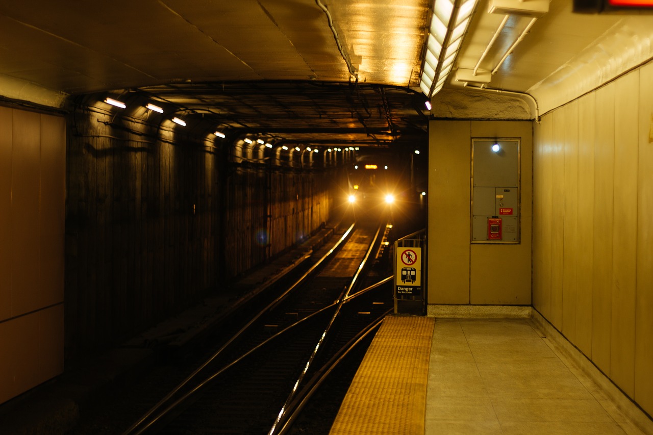 lights platform railway free photo