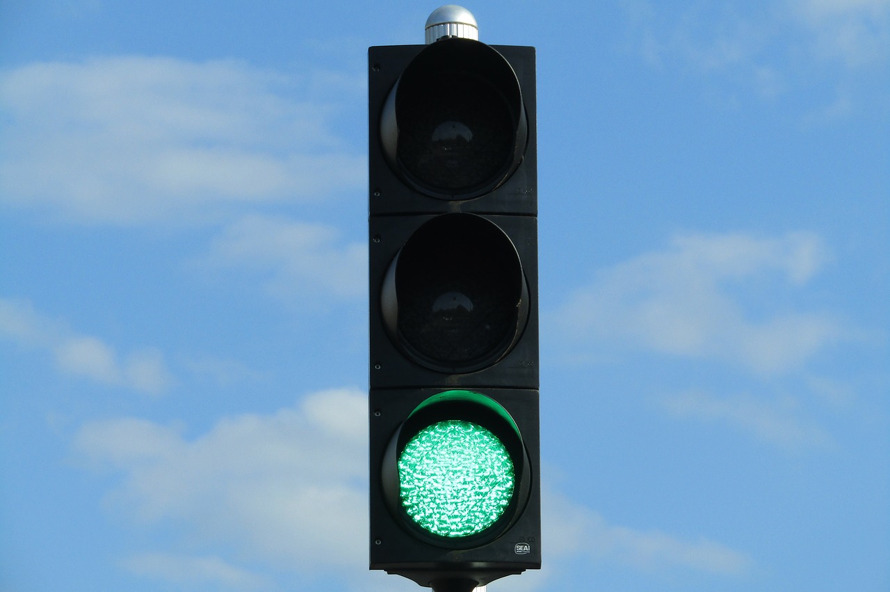 lights  green  traffic free photo