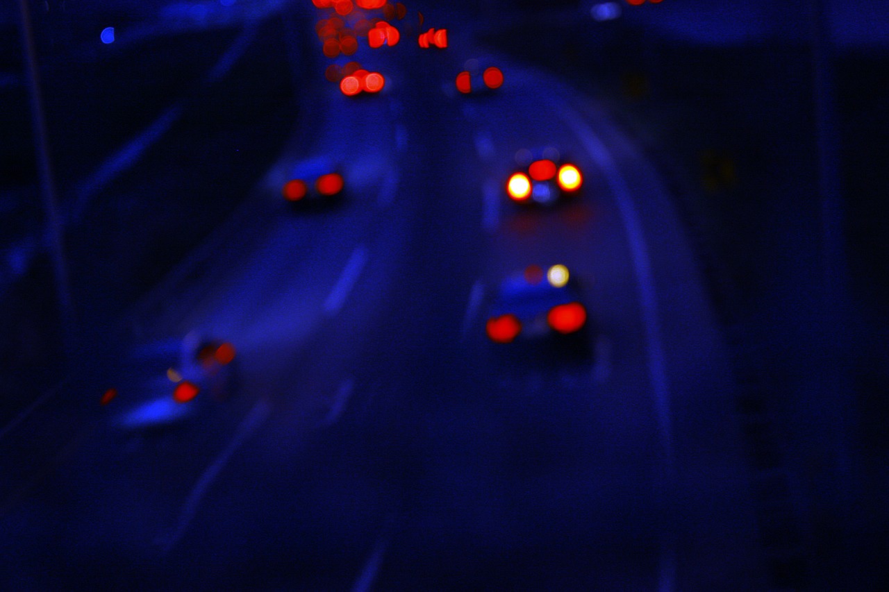 lights road red free photo