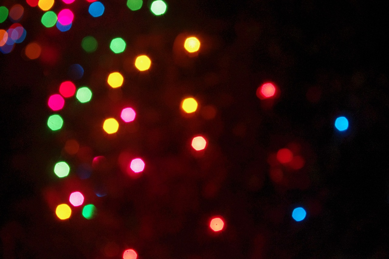 lights christmas holiday free photo