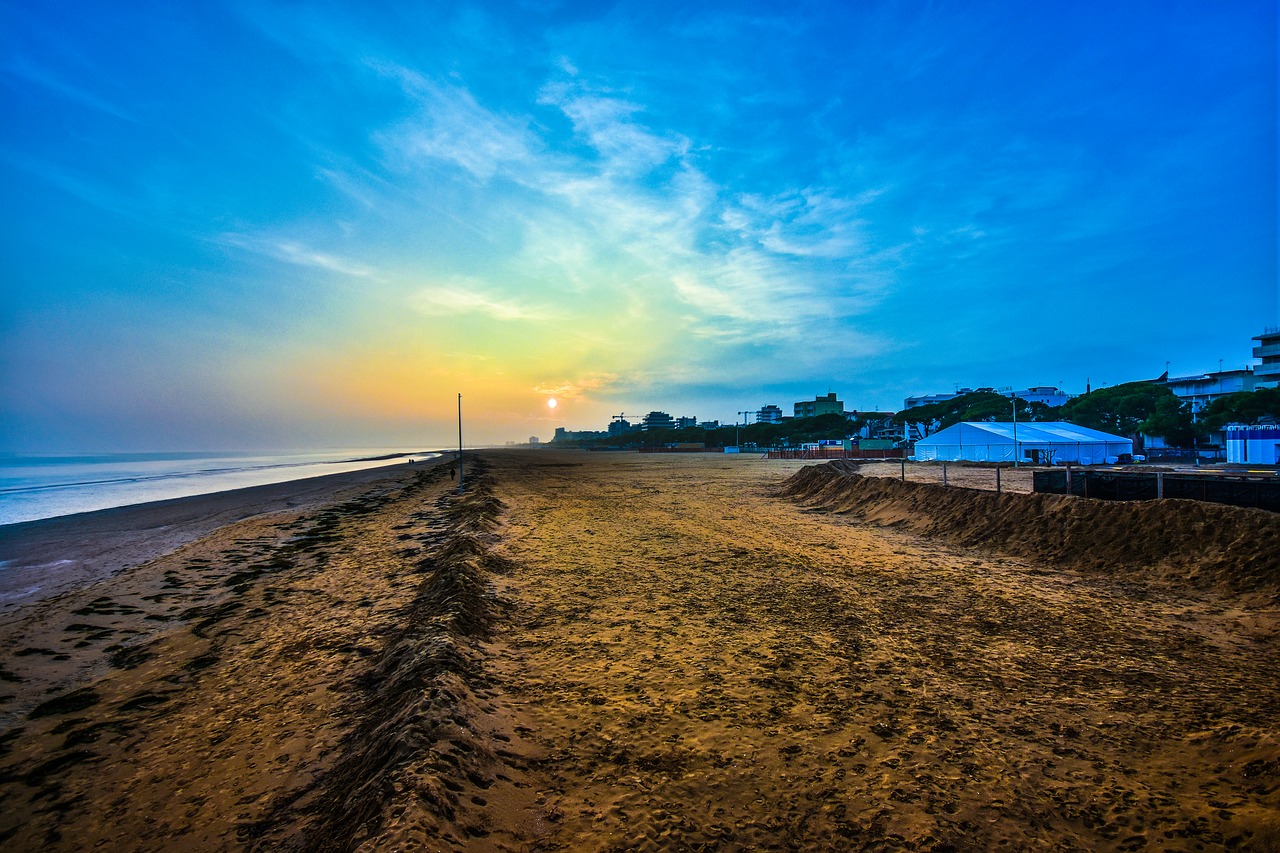 lignano beach sea free photo