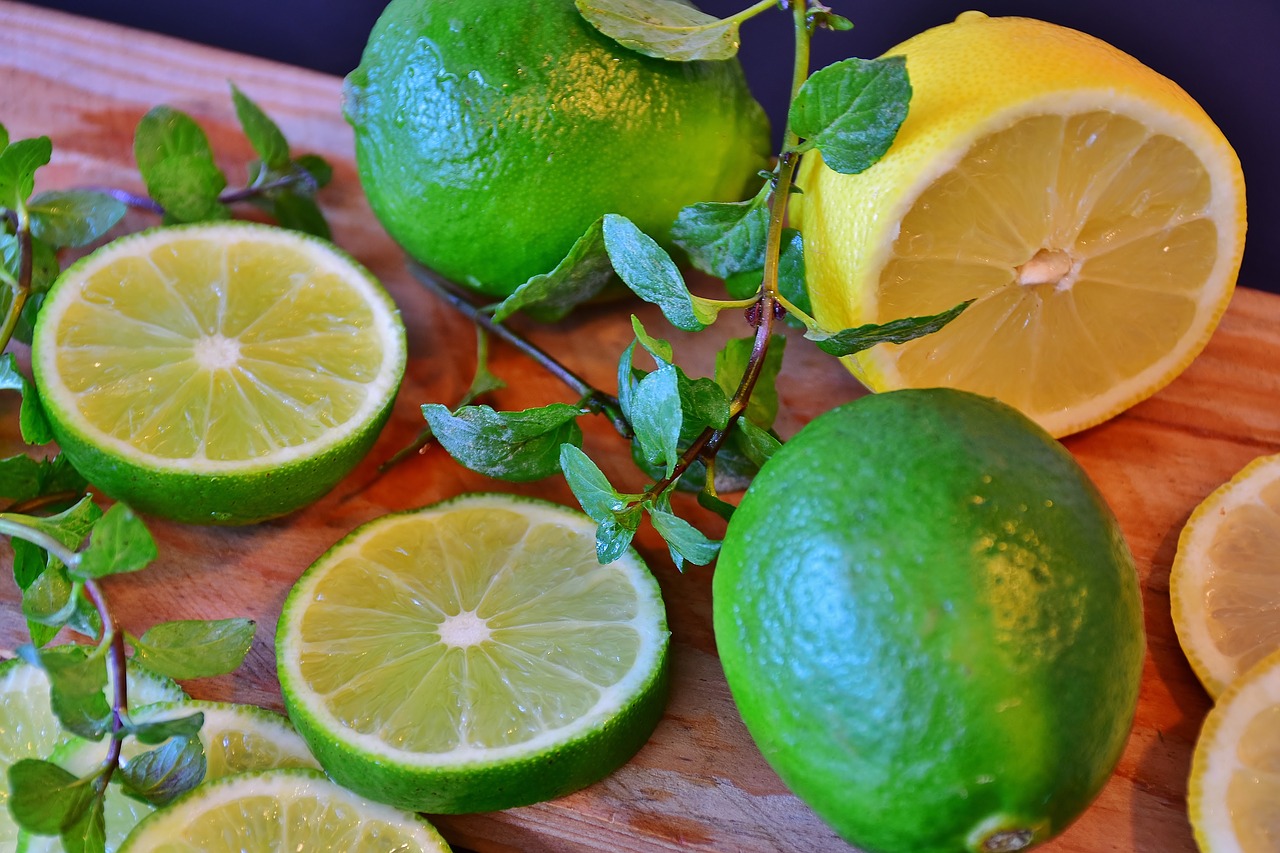 lime lemons citrus fruit free photo