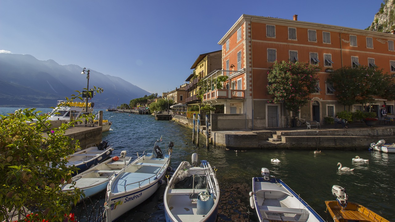 limone garda italy free photo