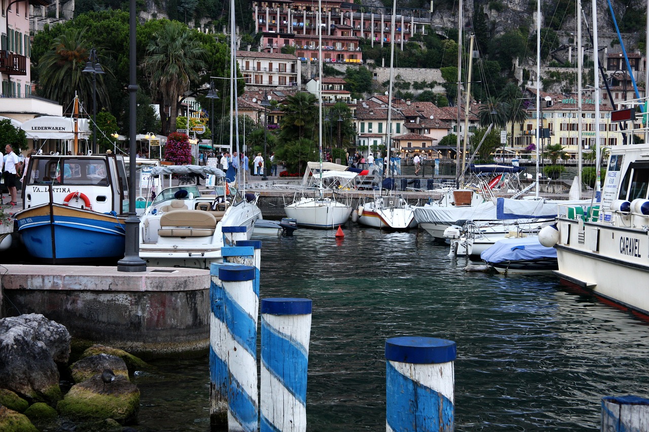 limone sul garde port lake garda free photo