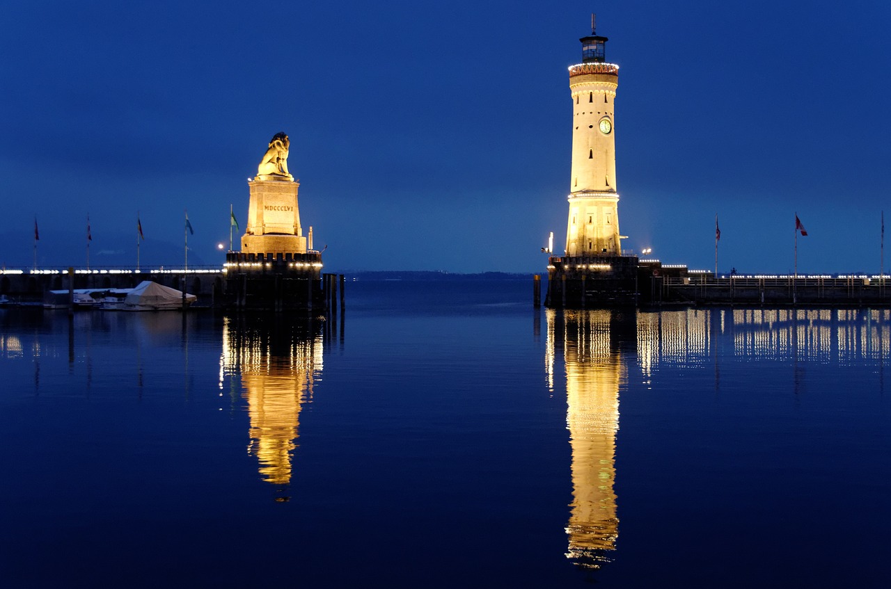 lindau port mirroring free photo