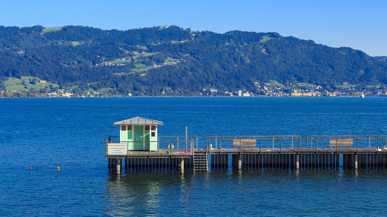 lindau port lake constance free photo