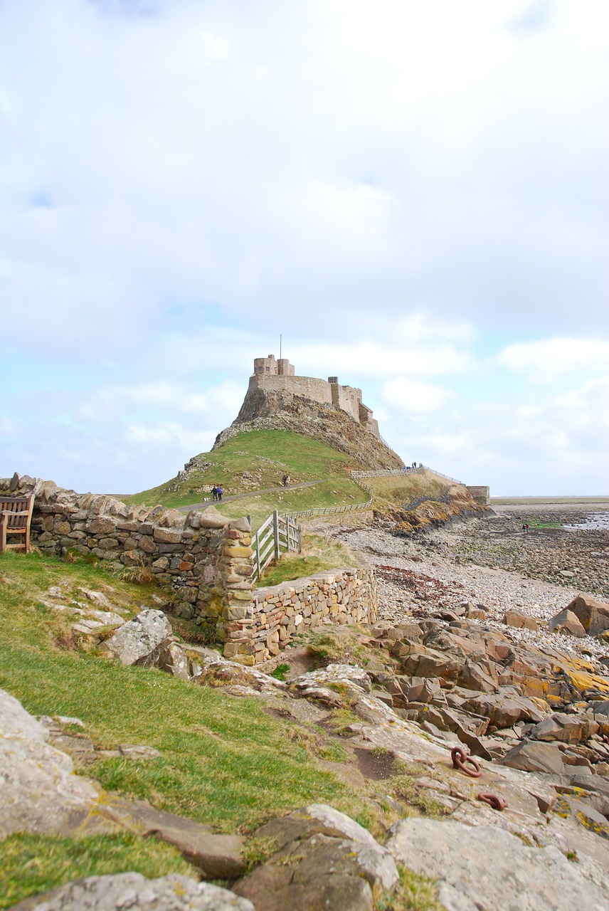 lindisfarne castle northumberland free photo