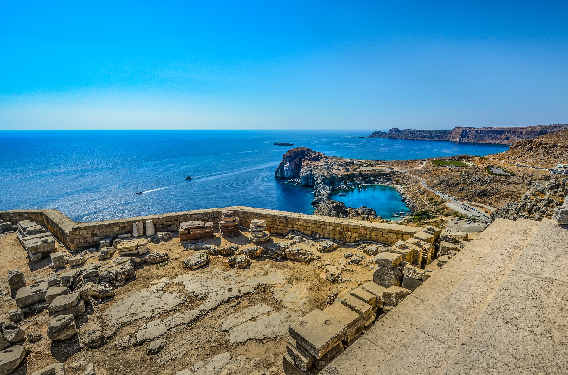 greece rhodes lindos free photo