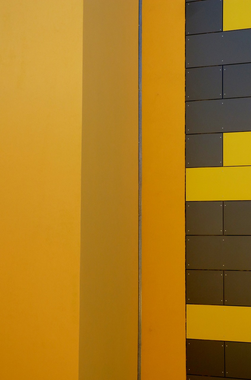 line wall yellow free photo