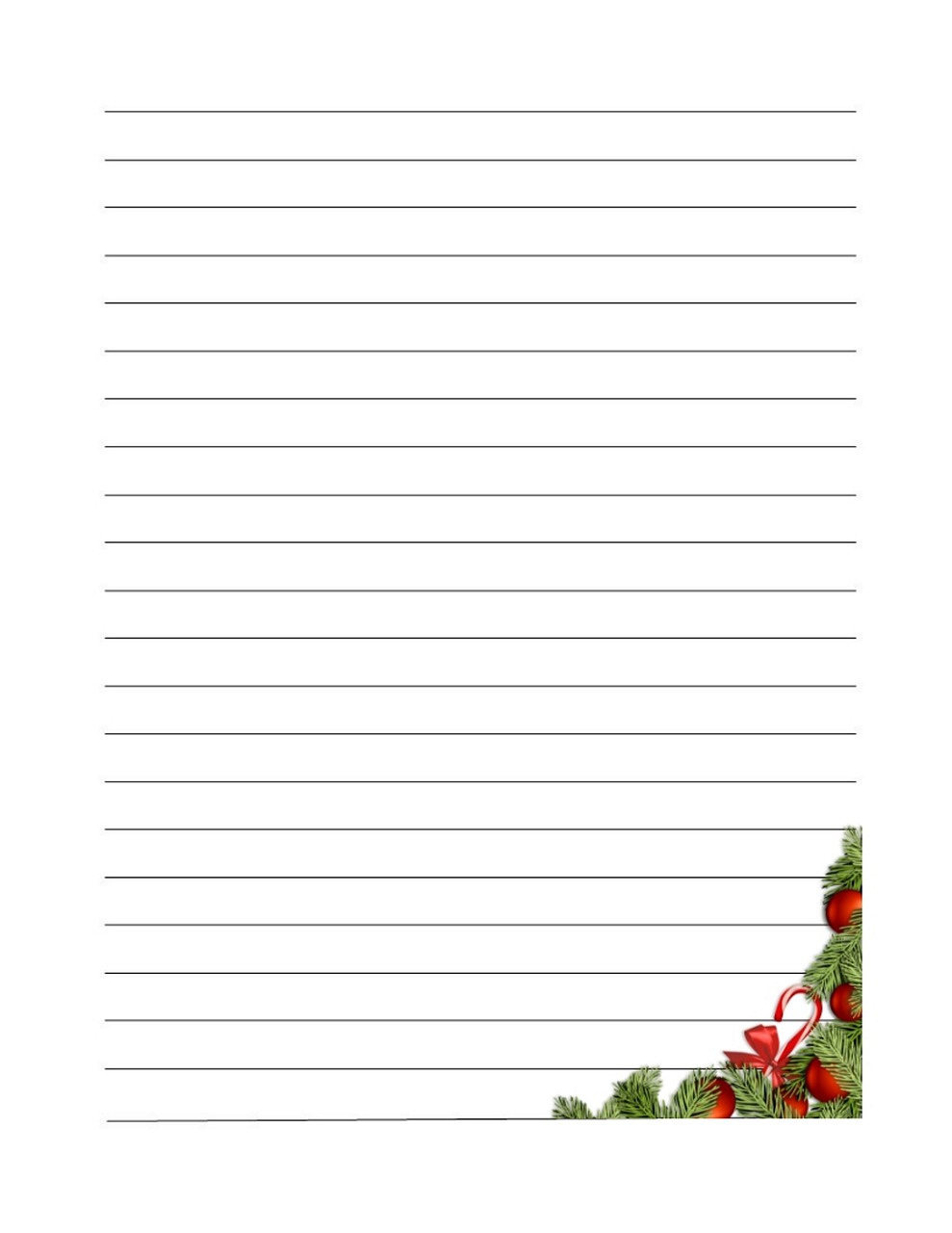 lined journal page  christmas  cane free photo