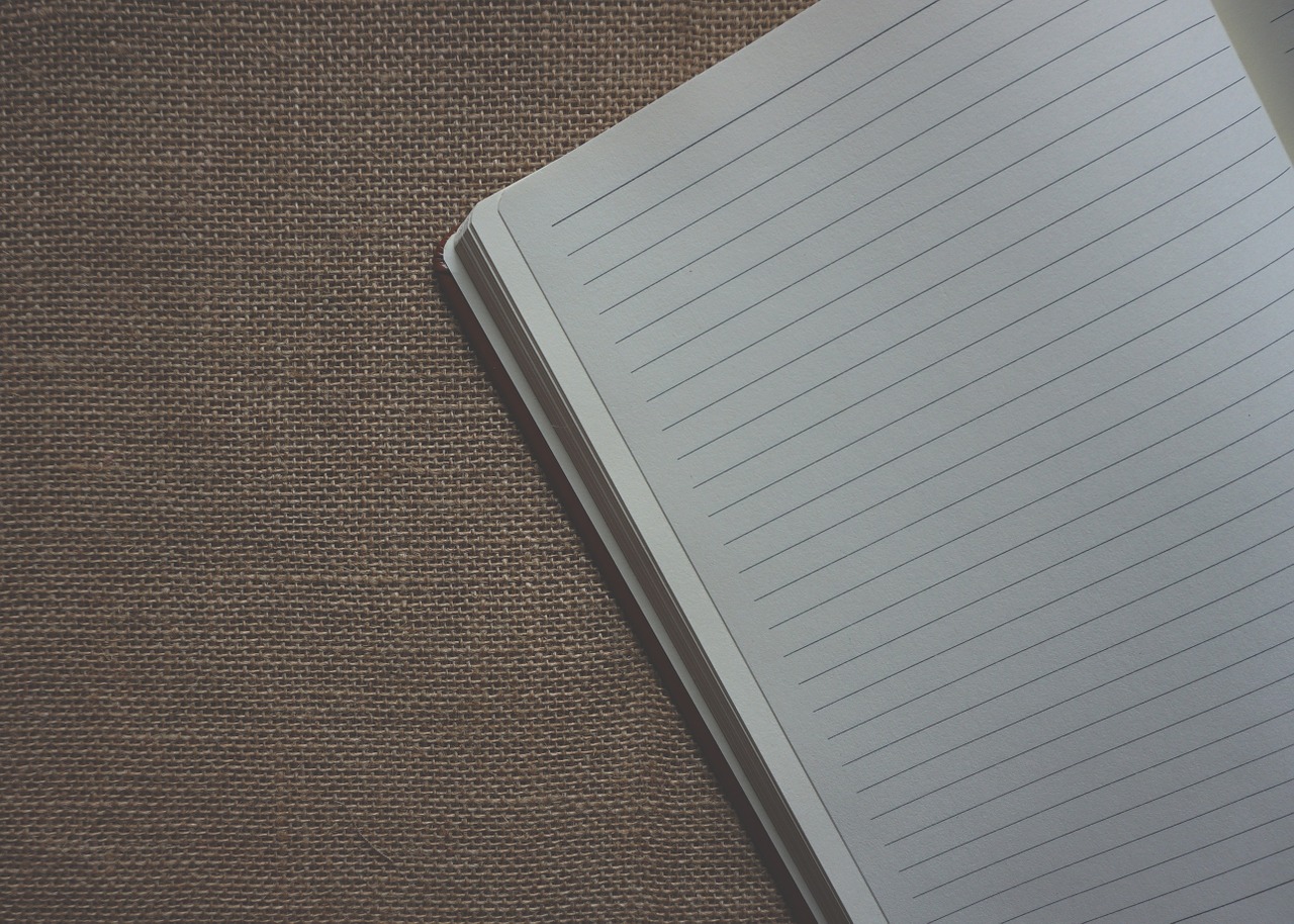 lined paper notebook note free photo