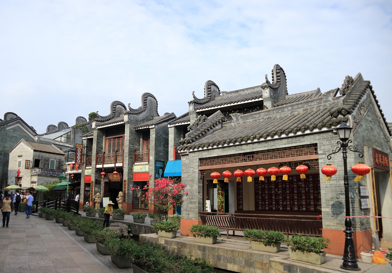 lingnan culture ancient architecture tourism free photo