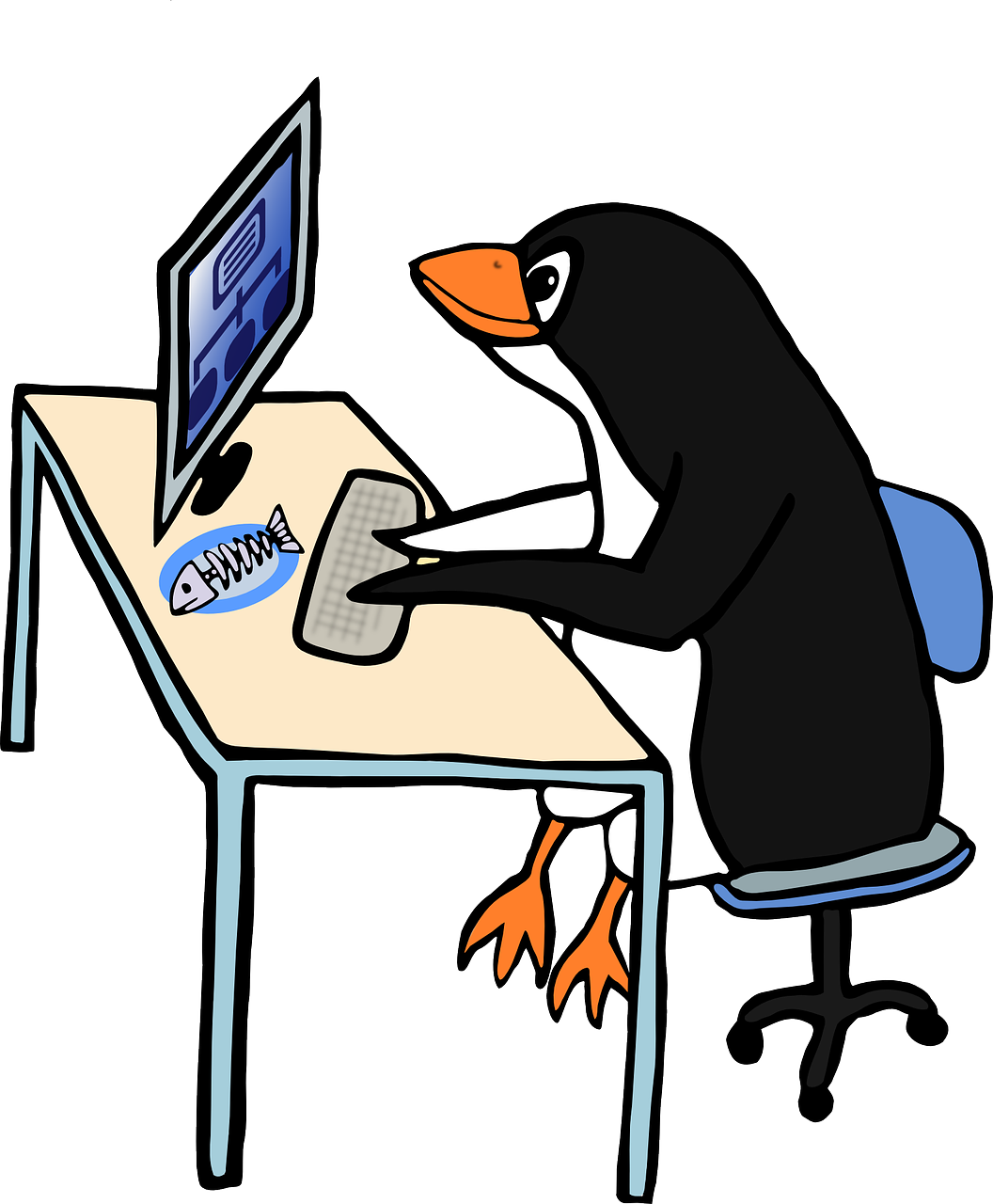 linux tux administrator free photo