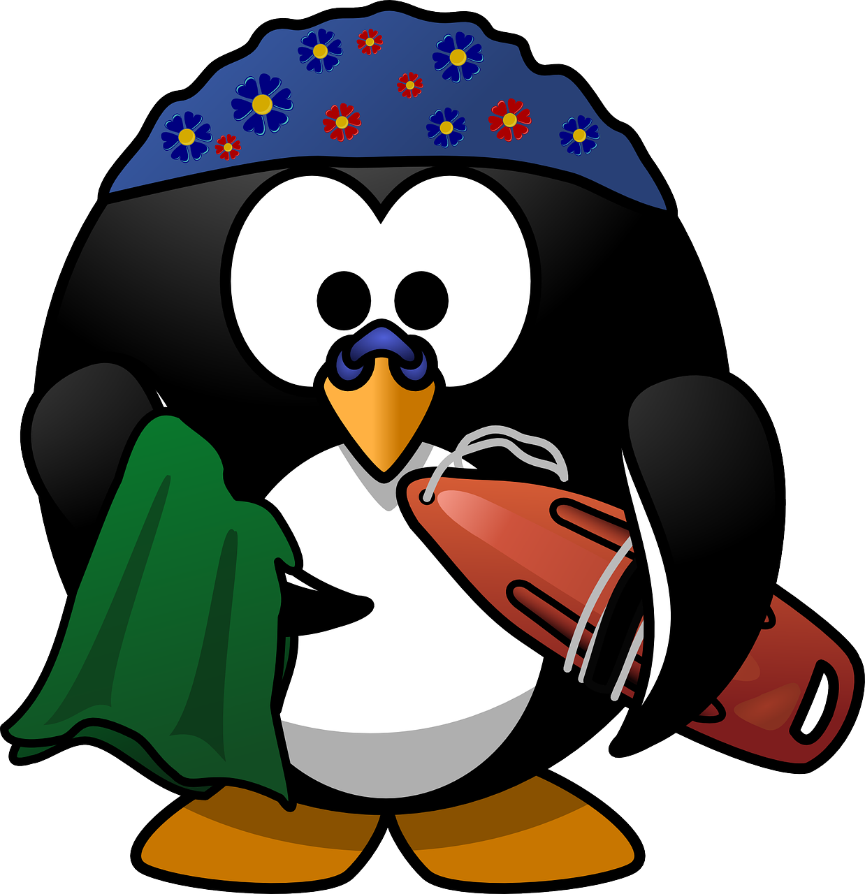 linux tux activity free photo