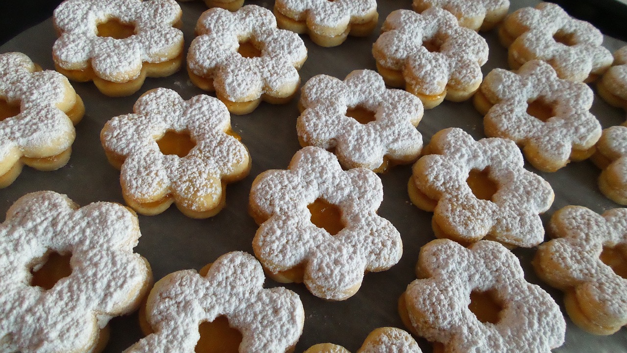 linzer sweet cookie free photo