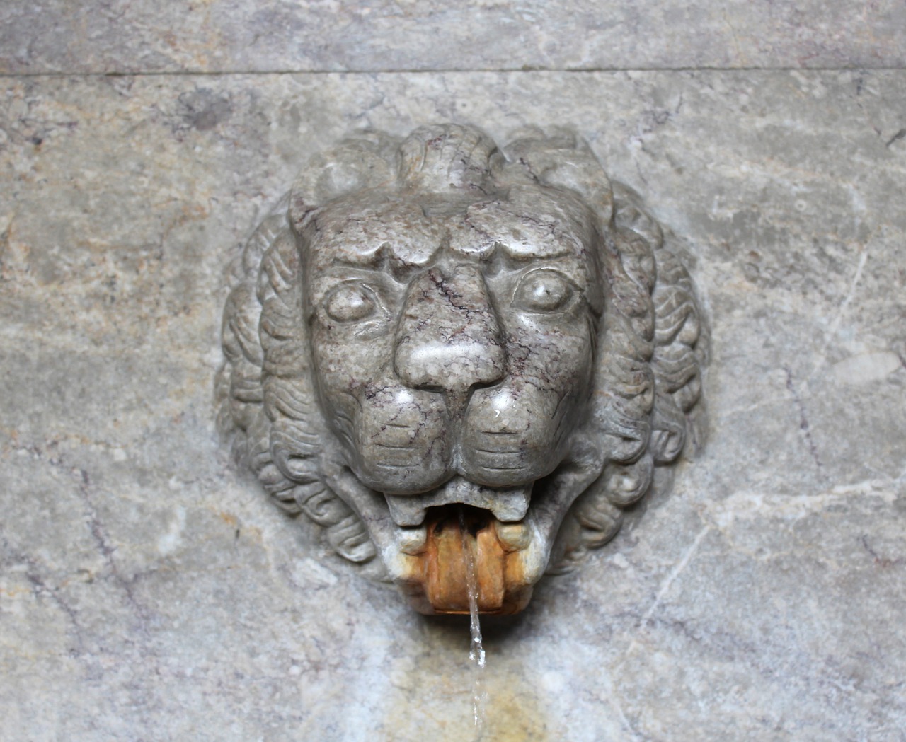 lion stone sculpture plastic free photo