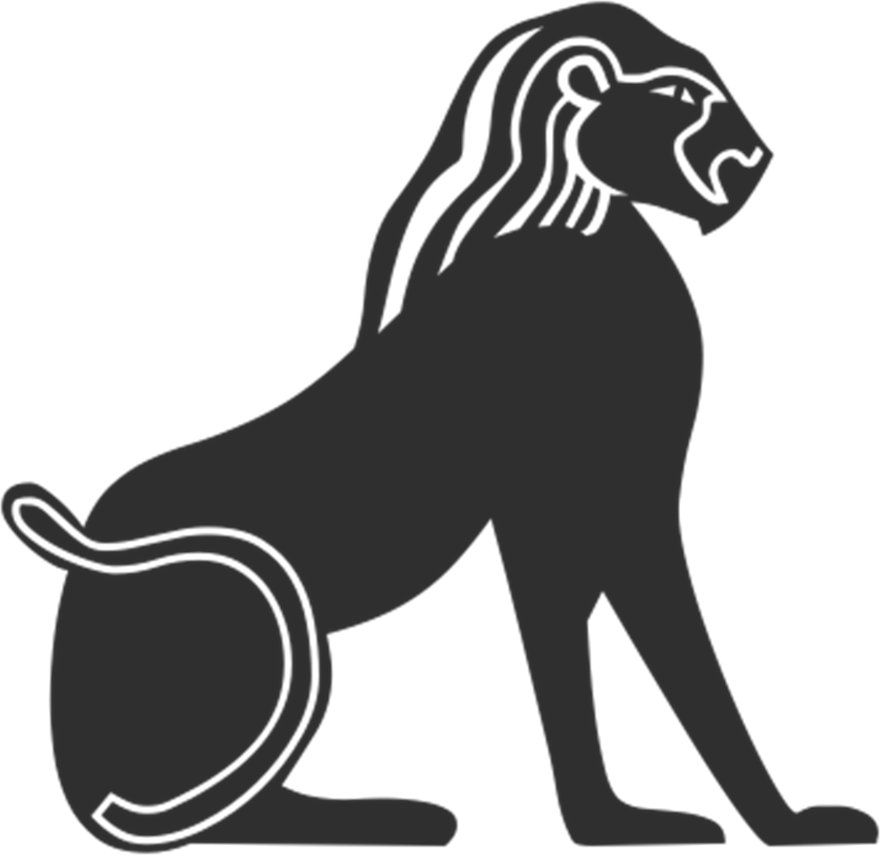 lion egyptian ancient free photo