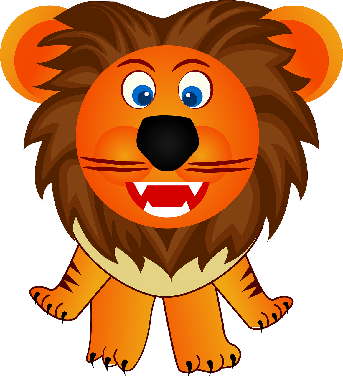 lion animal cute free photo