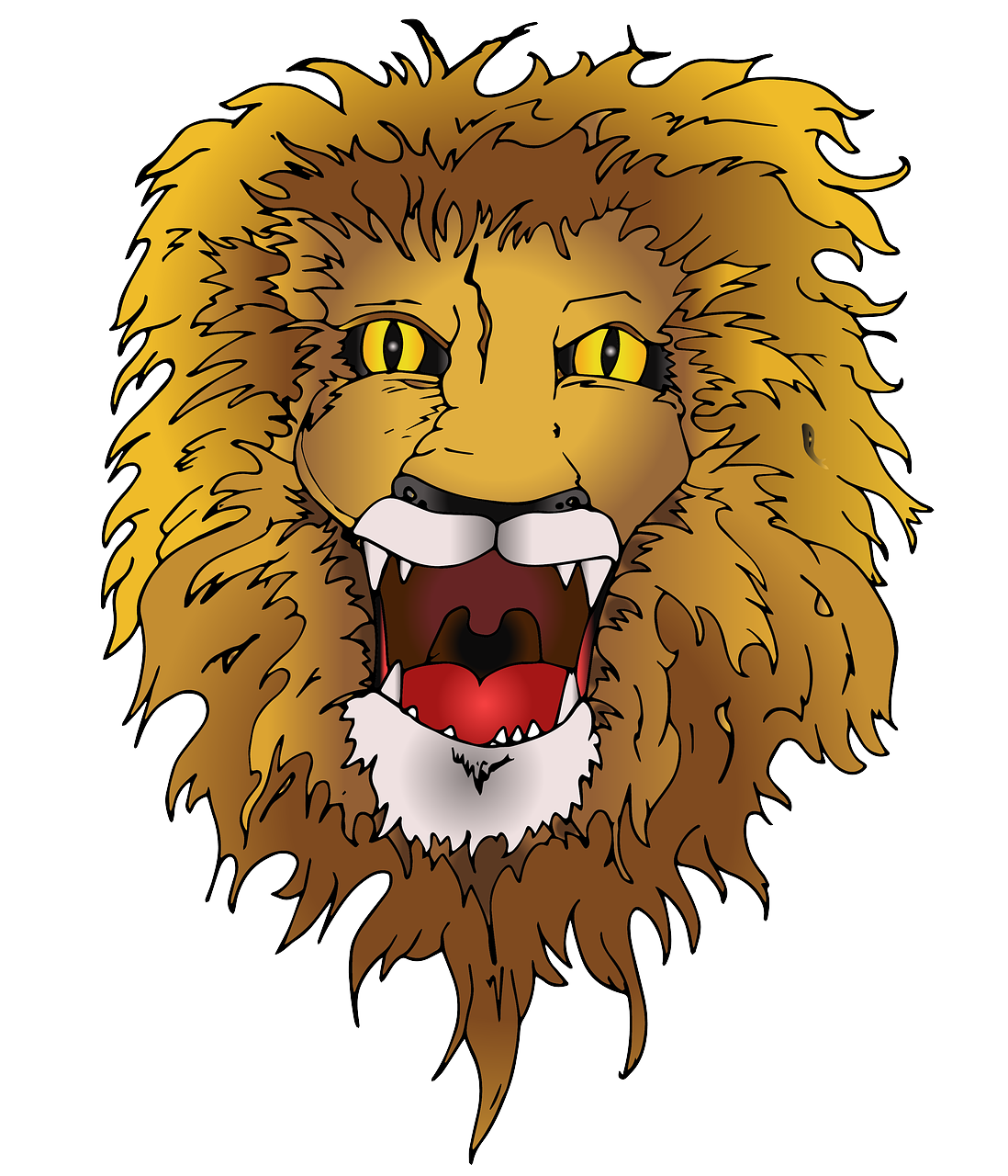 lion animal roar free photo