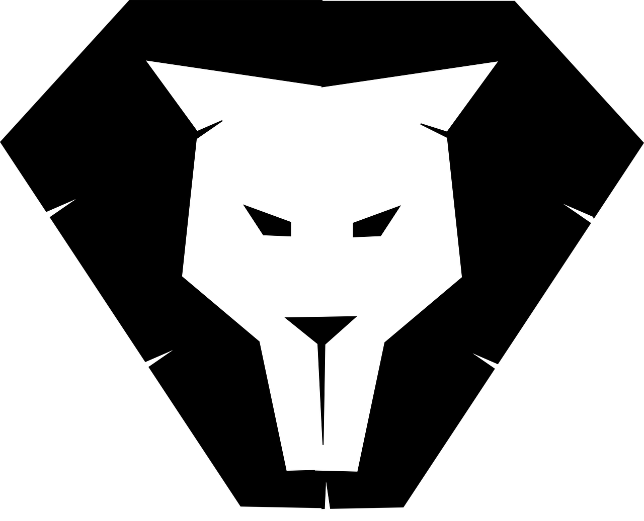 lion silhouette logo free photo