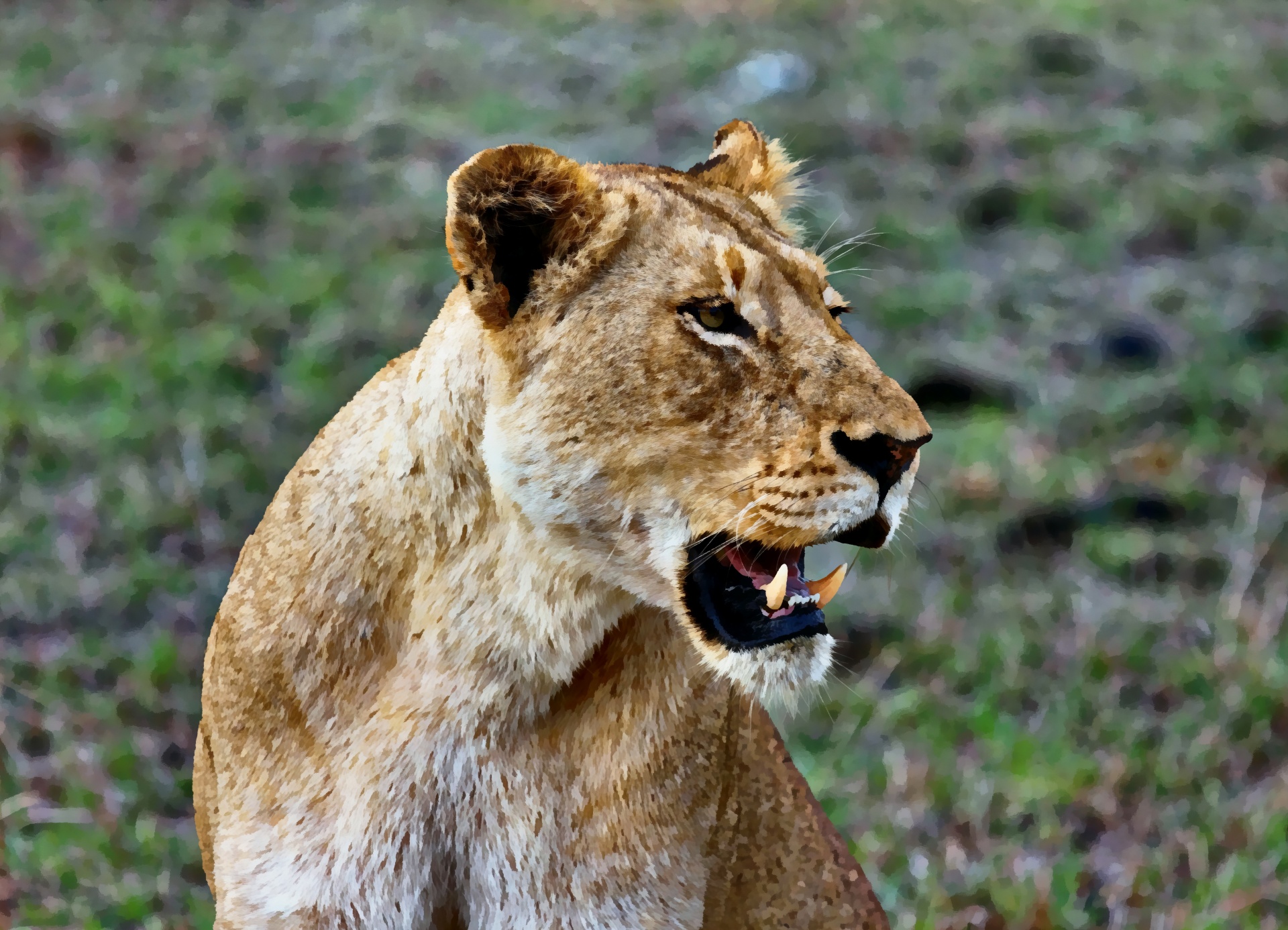 lion wild animal free photo