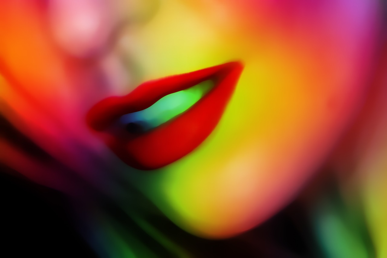 lips color play free photo