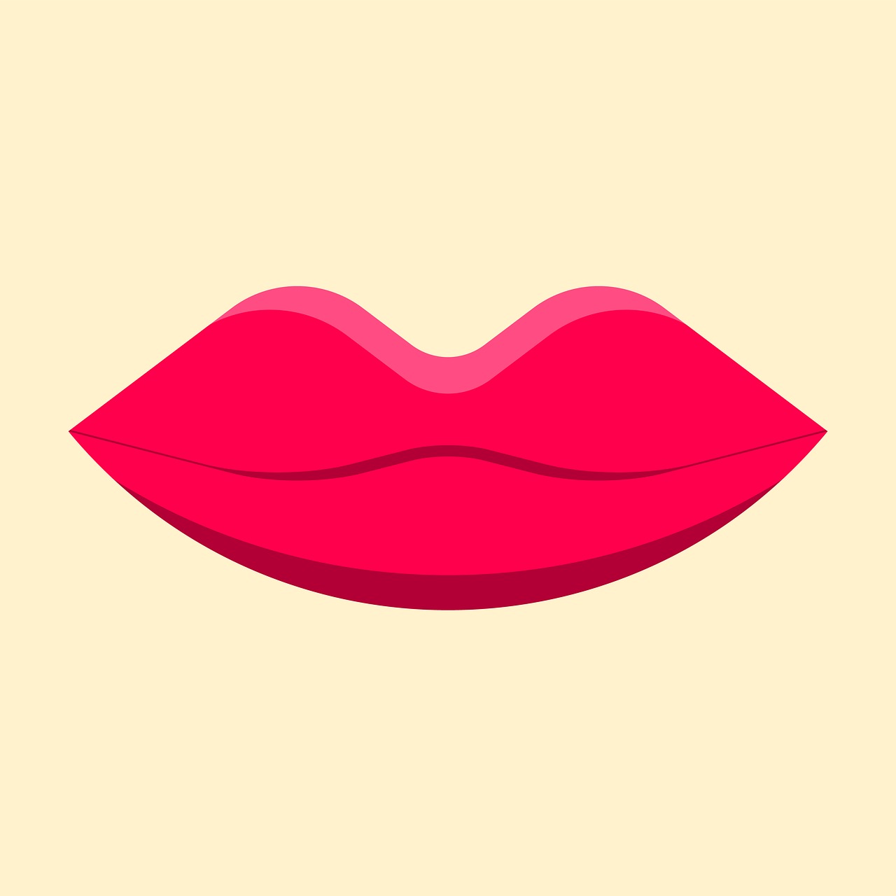 lips icon coloured lips free photo