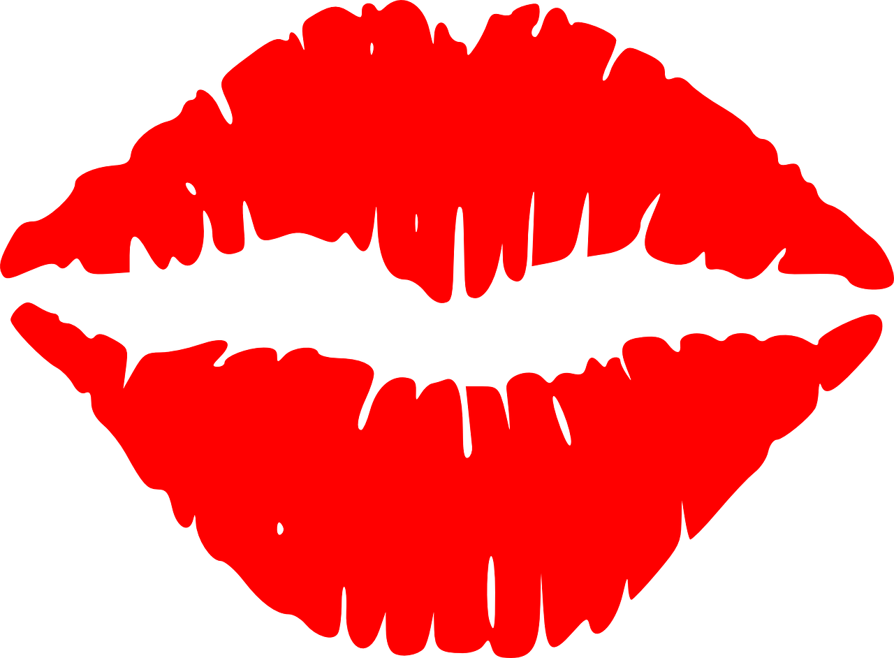 lips kiss female free photo