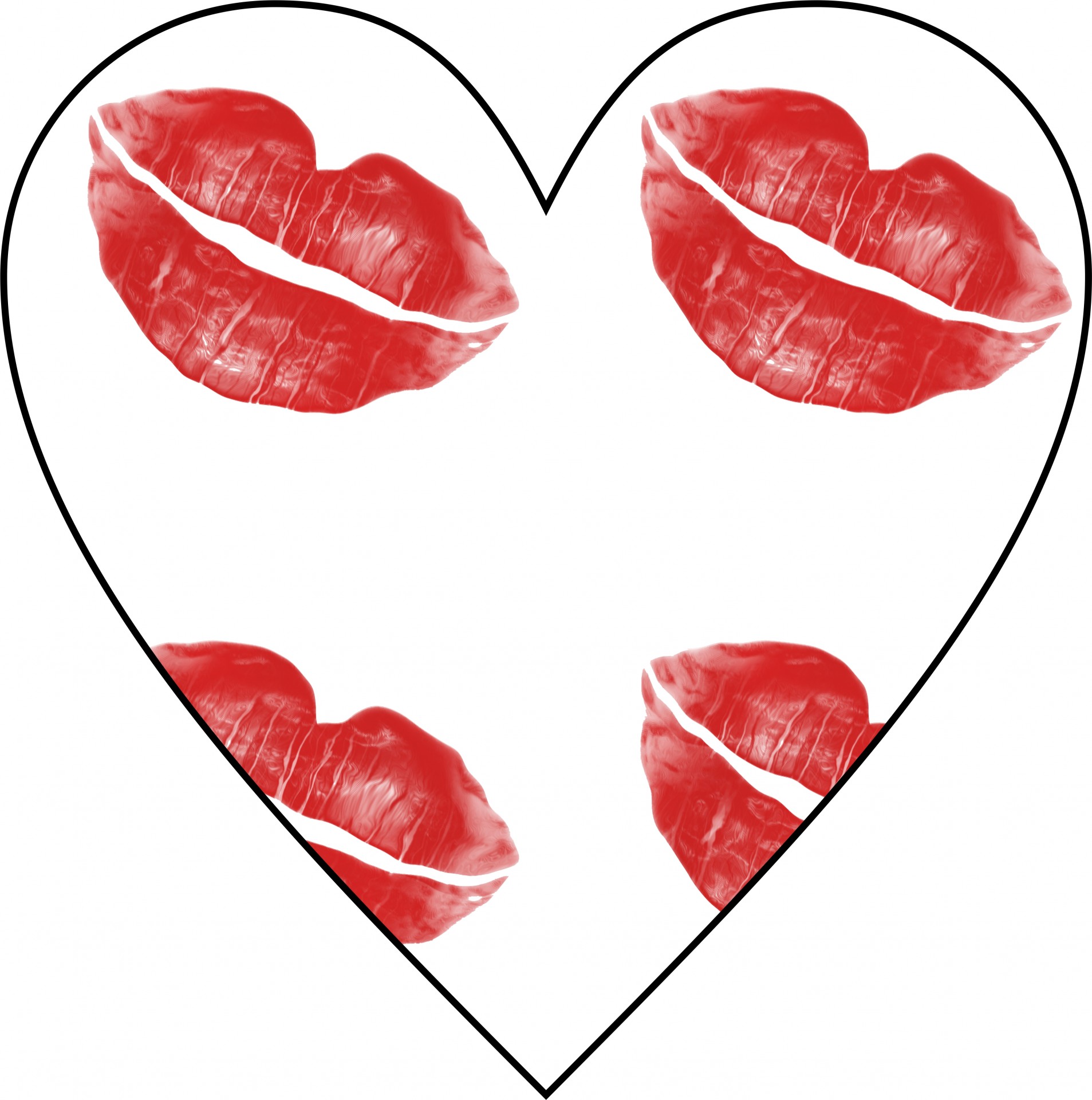 heart shape lipstick free photo
