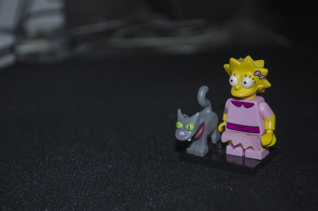 lisa the simpsons toy free photo