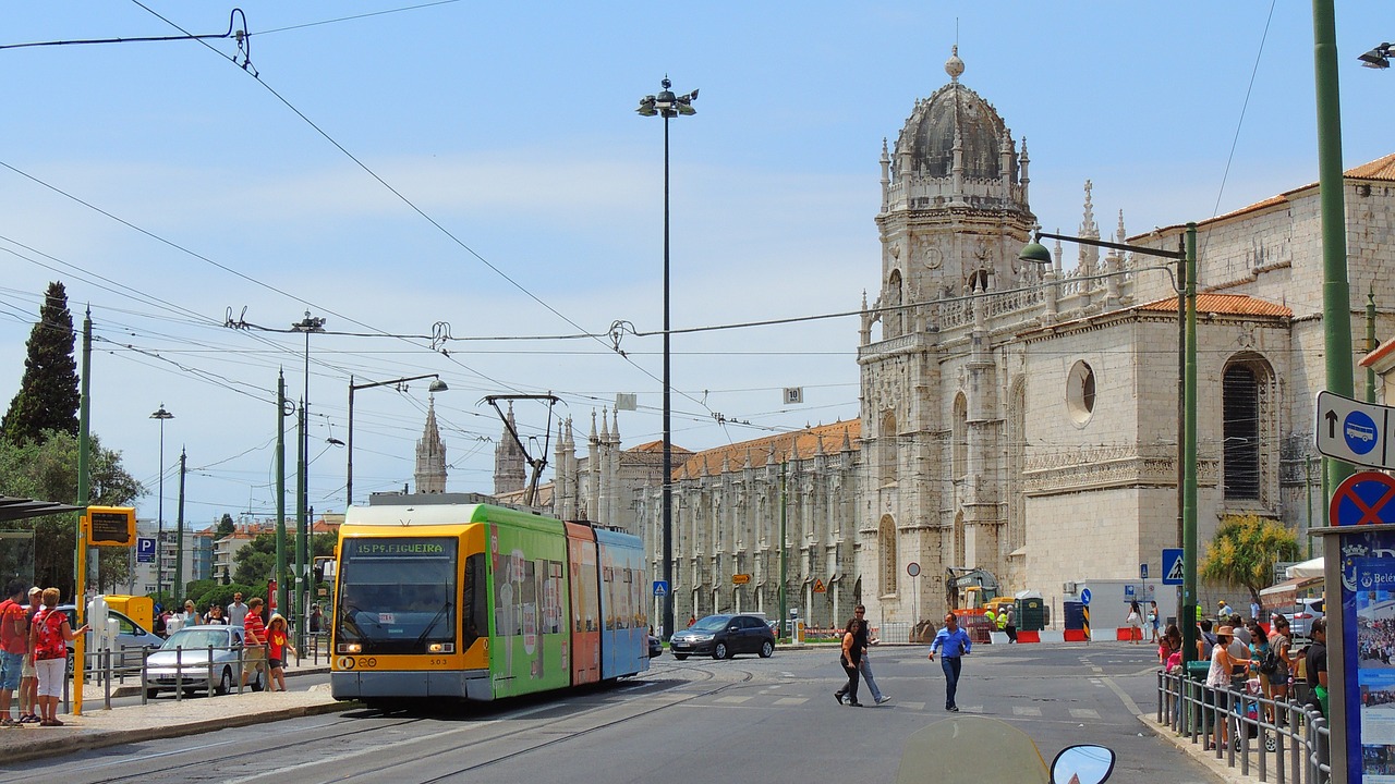 lisboa tram portugal free photo