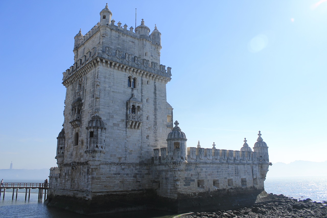 lisbon belém tower monument free photo