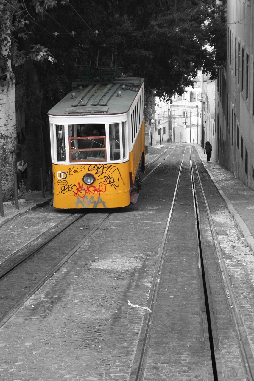 lisbon portugal road free photo