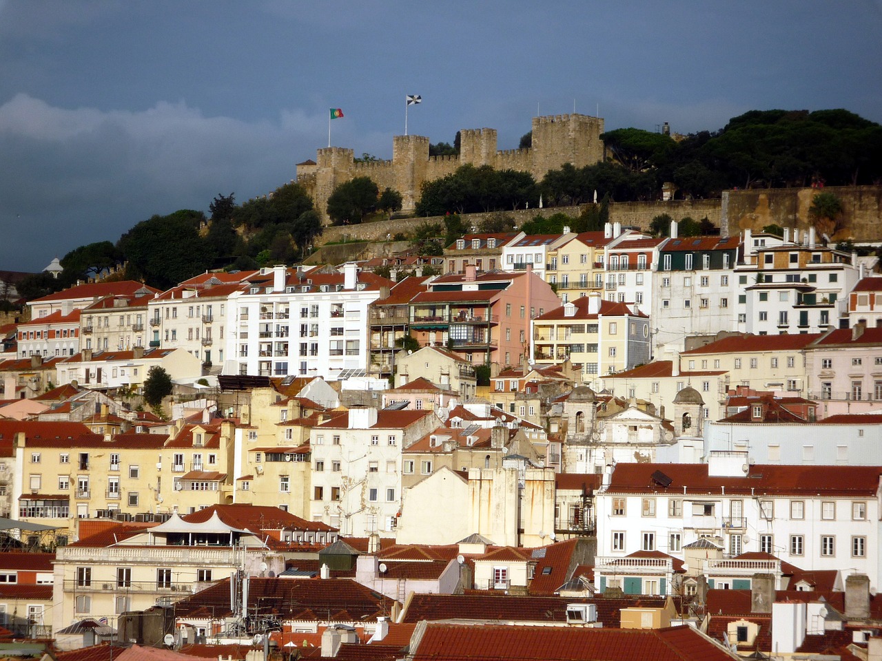 lisbon portugal architecture free photo