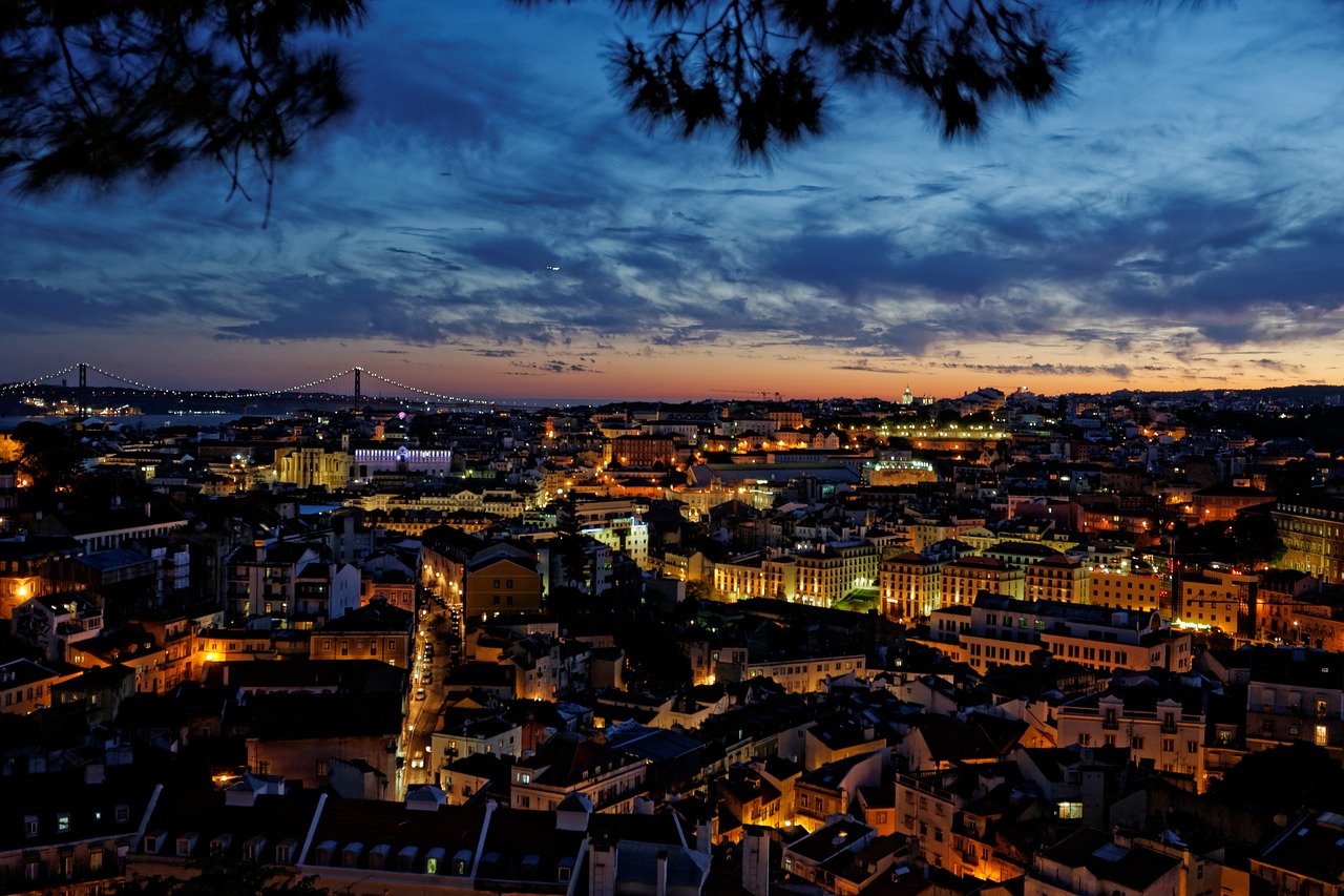 lisbon portugal old town free photo