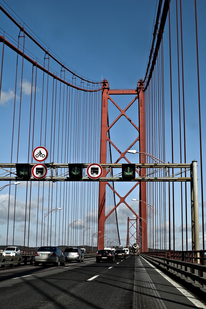 lisbon portugal bridge free photo