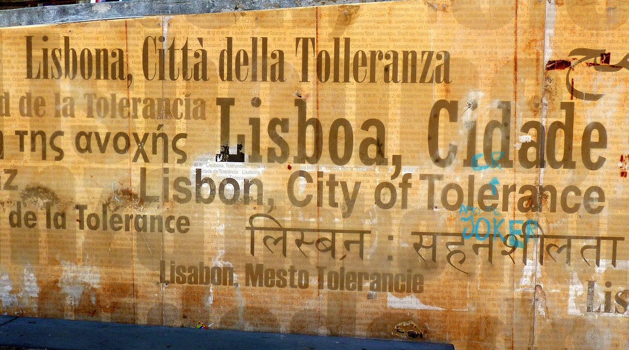 lisbon shield city of tolerance free photo