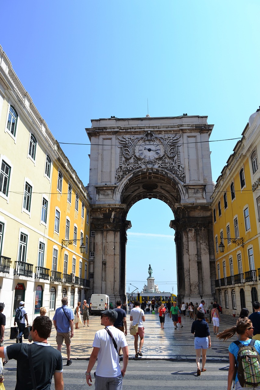 lisbon portugal street free photo