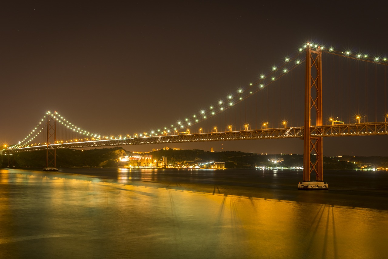 lisbon  bridge  architecture free photo