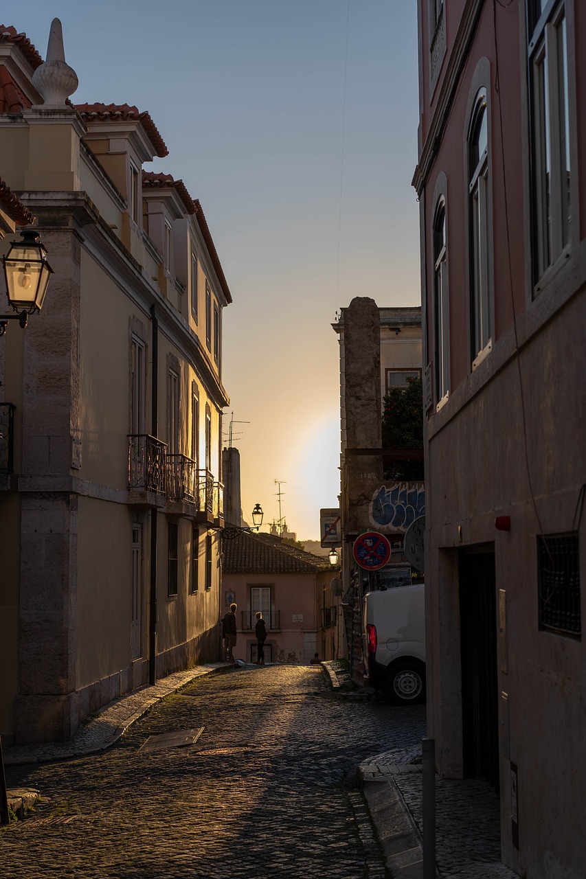 lisbon  portugal  evening free photo