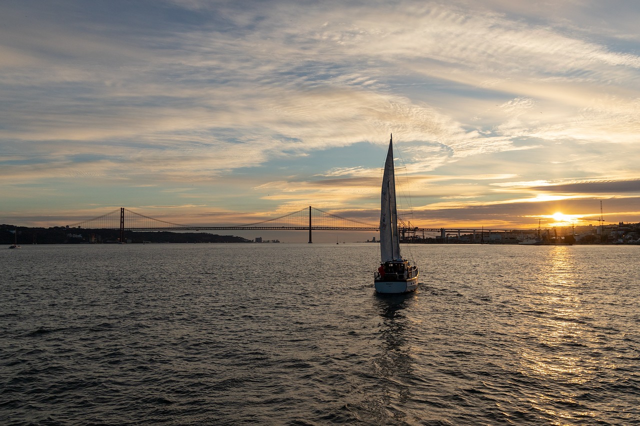 lisbon  bridge  blue free photo