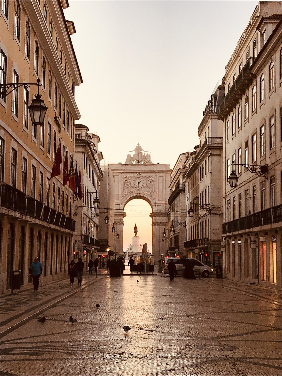 lisbon  arch  architecture free photo