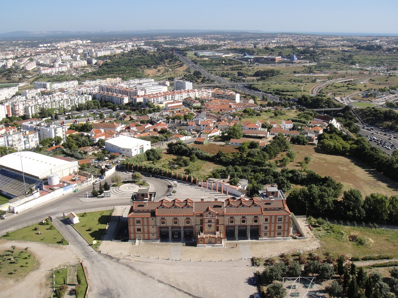 lisbon portugal panoramic view free photo
