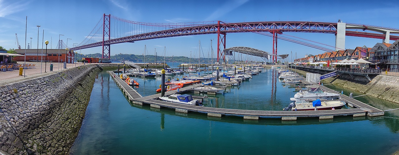 lisbon bridge portugal free photo