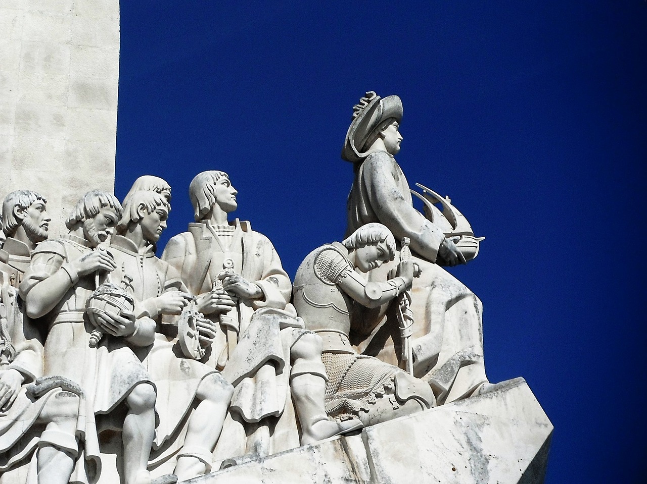 lisbon monument to the discoveries portugal free photo