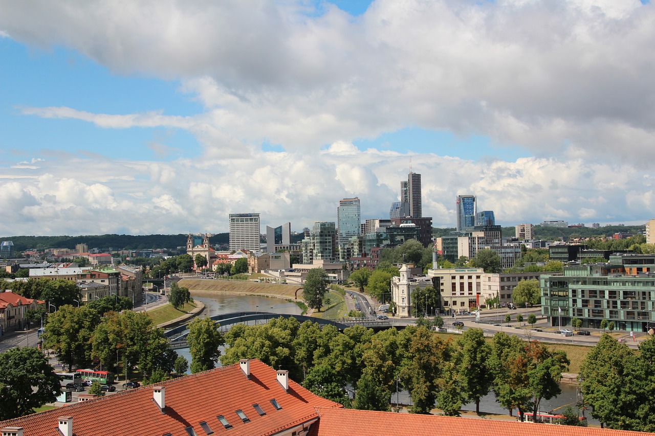 lithuania city overview free photo
