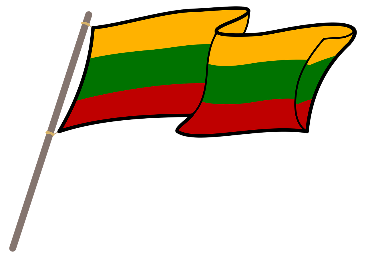 lithuania flag graphics free photo